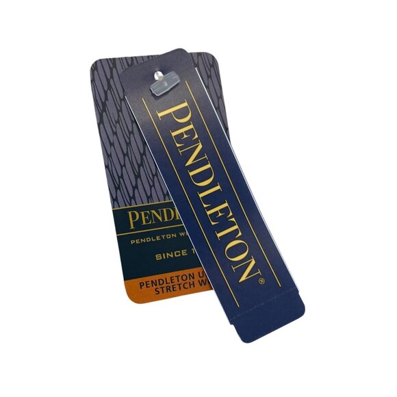 Pendleton Womens Gray Wool Blend Pants Petite 10 Stretch Workwear Flat Front - Picture 5 of 7